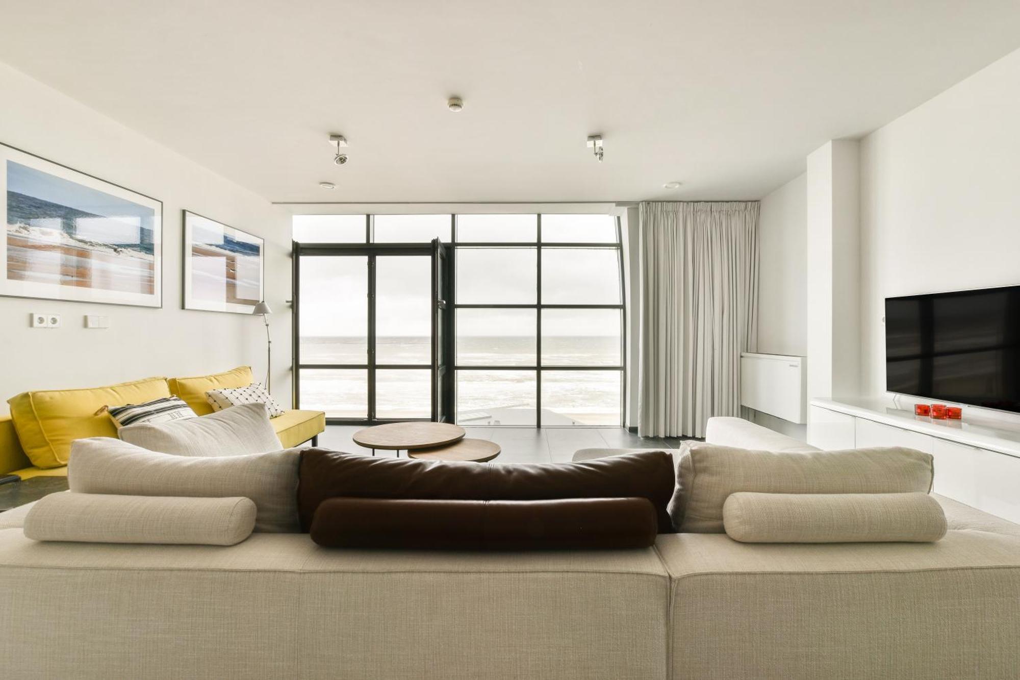 Appartement Met Frontaal Zeezicht In 布罗门代尔 外观 照片
